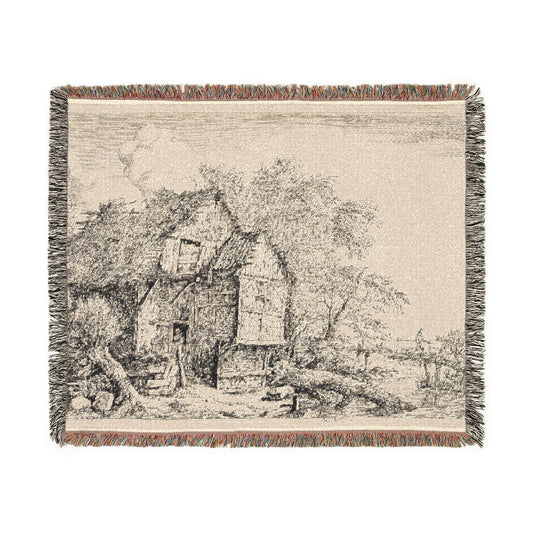 The Little Bridge — Ruisdael Tapestry Blanket