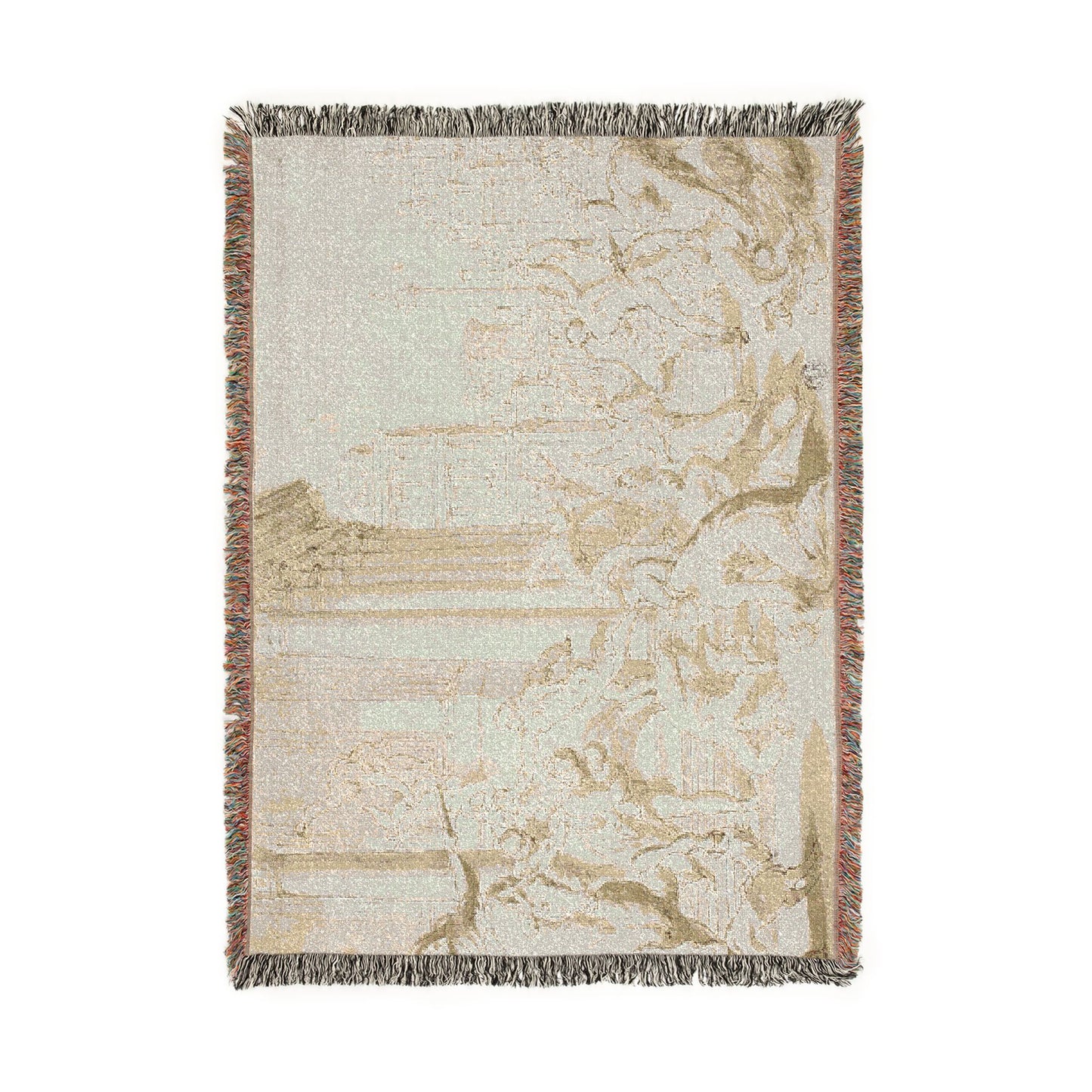 School of Nicolas Poussin - Massacre of the Innocents (recto); Figure Sketches (verso) | Woven Tapestry Blanket