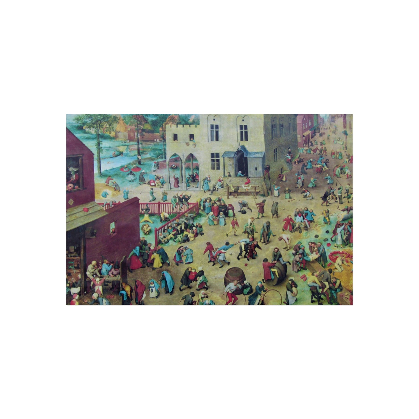 -2022-02-07 Children's Games, Pieter Bruegel the Elder, West Street, Cromer, Norfolk | Fine Art Poster