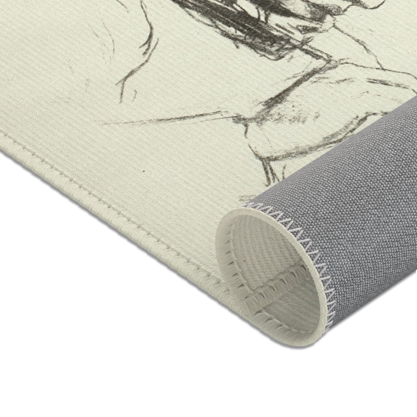 Camille Pissarro - Portrait Lucien Pissarro | Area Rug