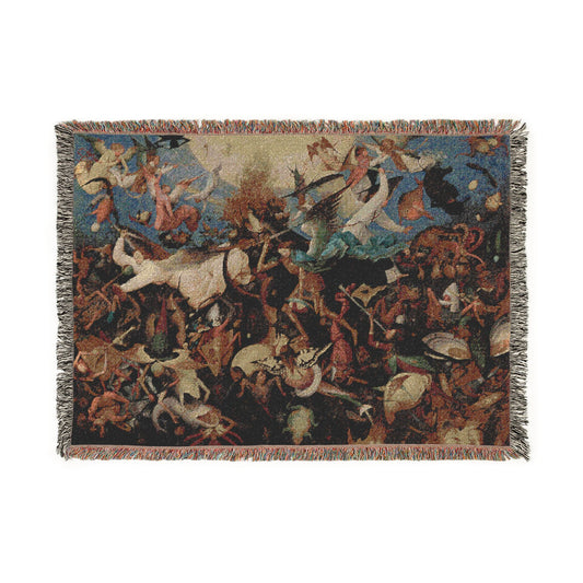 The Fall of the Rebel Angels — Bruegel Tapestry Blanket