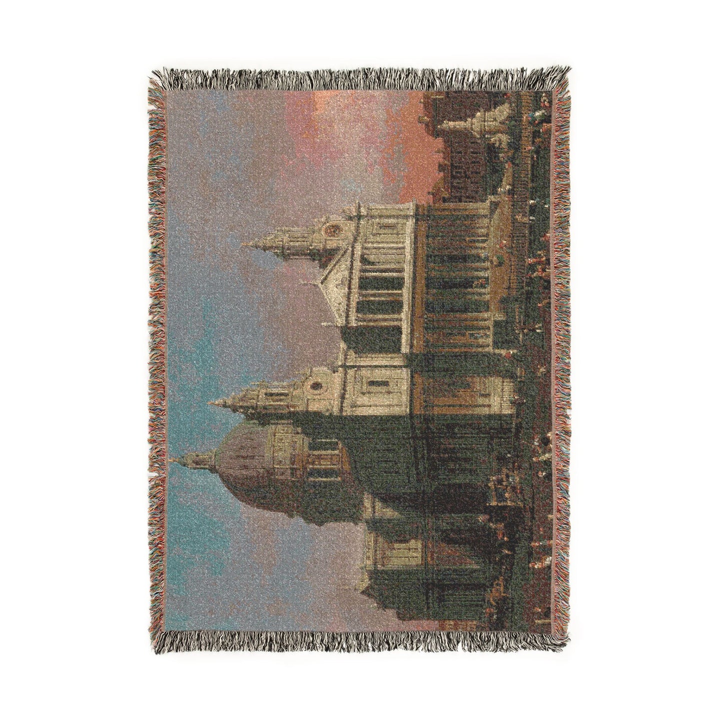 Canaletto - St. Paul's Cathedral - Google Art Project | Woven Tapestry Blanket