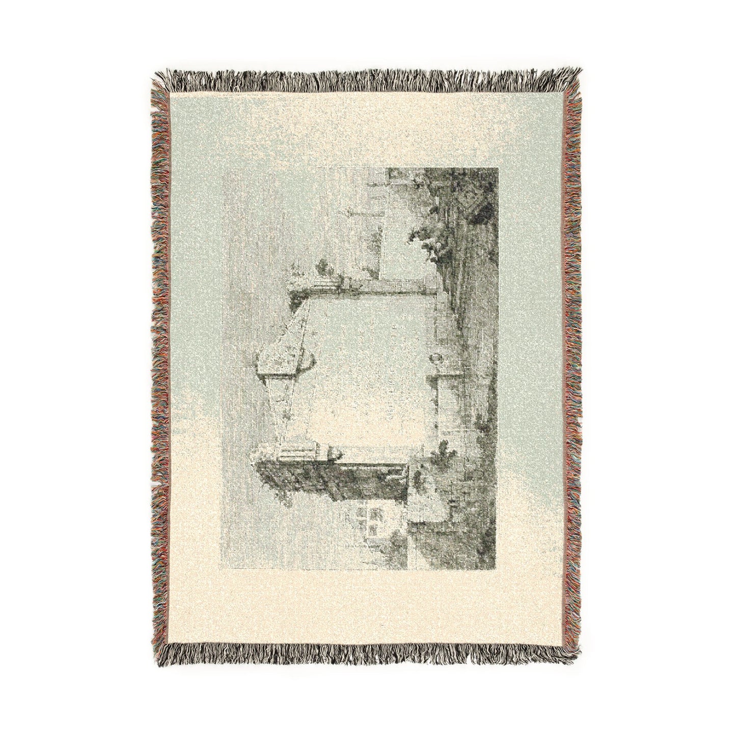 Canaletto - Title Page, from Vedute | Woven Tapestry Blanket
