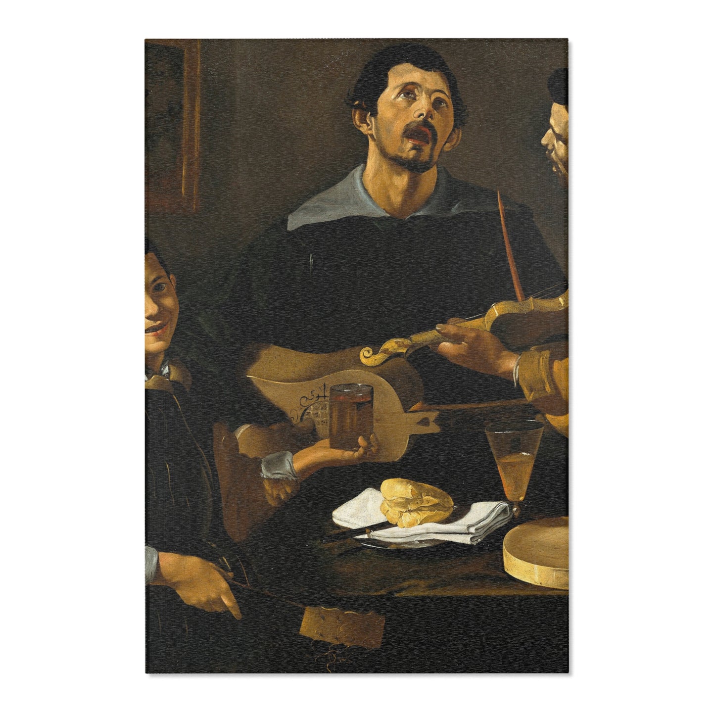 Diego Velázquez - The Three Musicians - Google Art Project | Area Rug