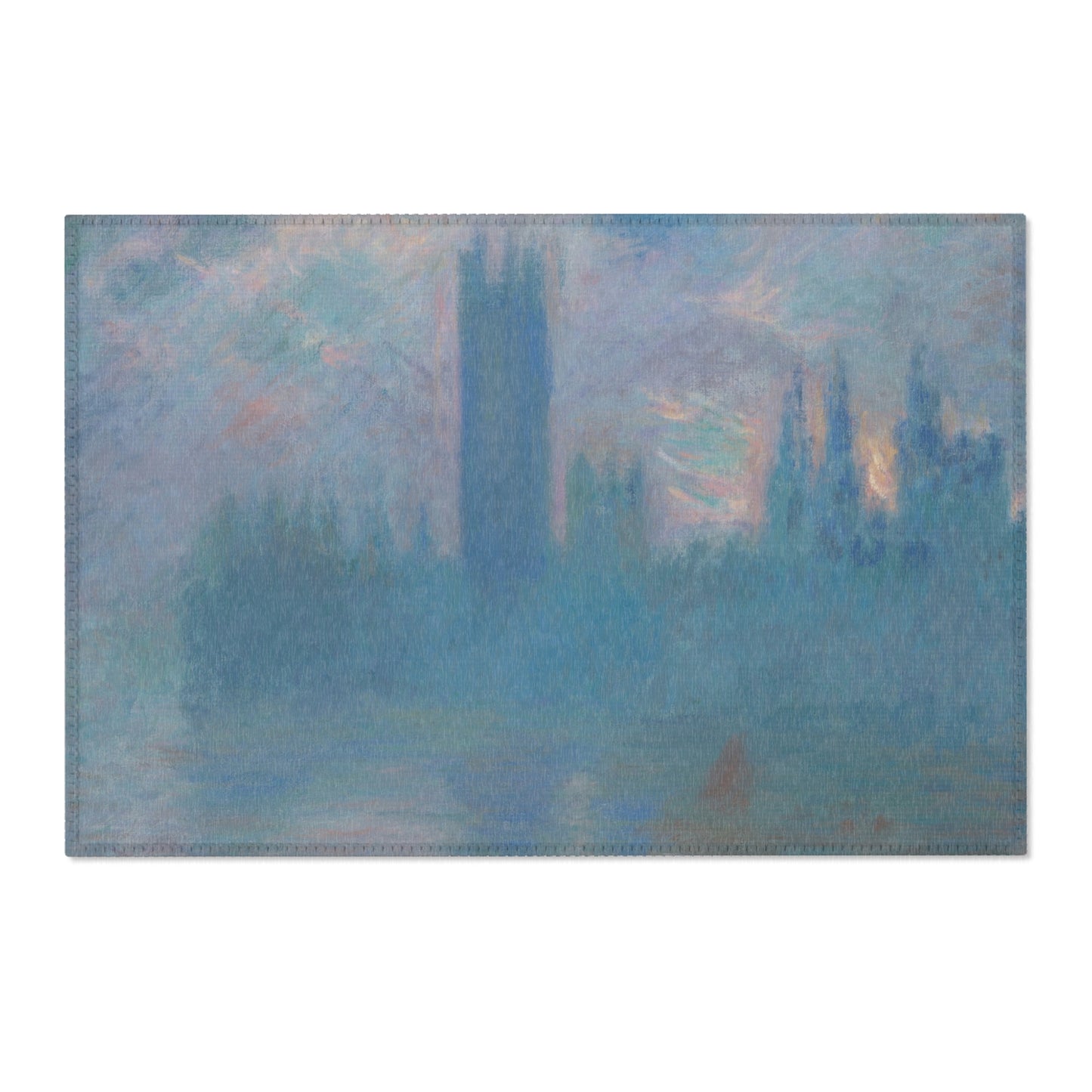 Claude Monet - Houses of Parliament, London | Area Rug