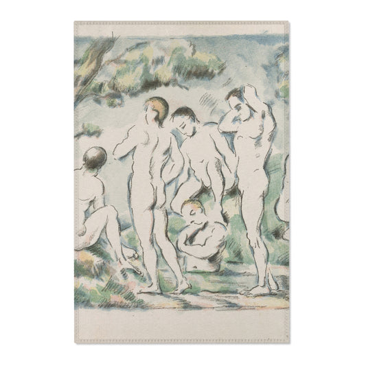 Small Bathers — Cézanne Area Rug