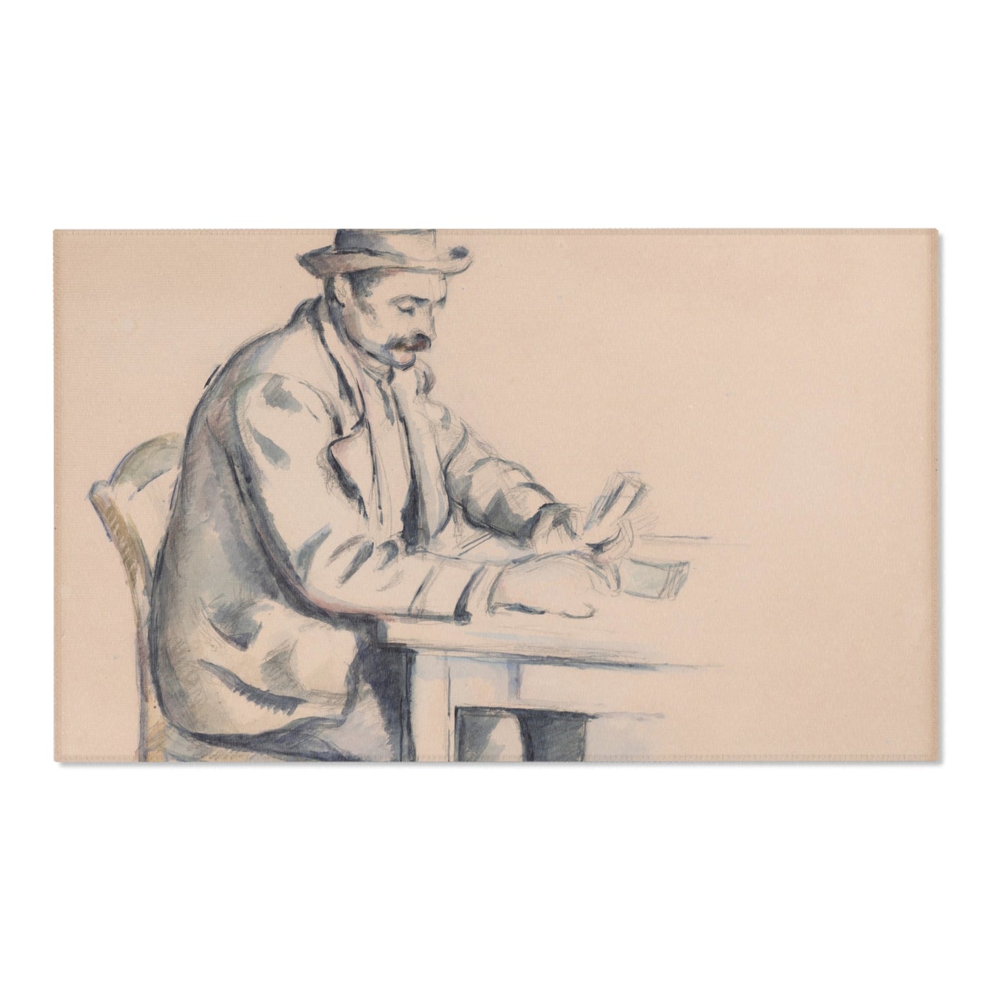 Paul Cezanne - A Study for the Card Players | Area Rug