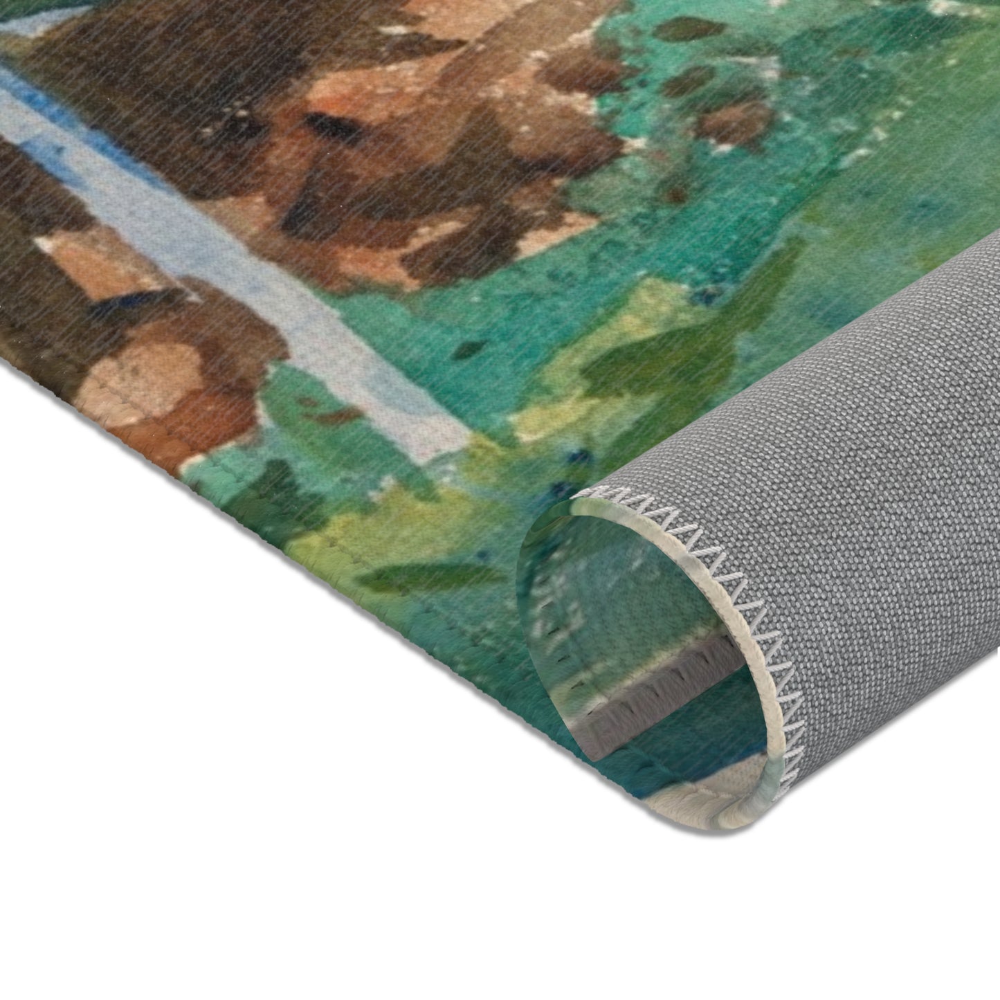 John Singer Sargent - Woodsheds, Tyrol | Area Rug