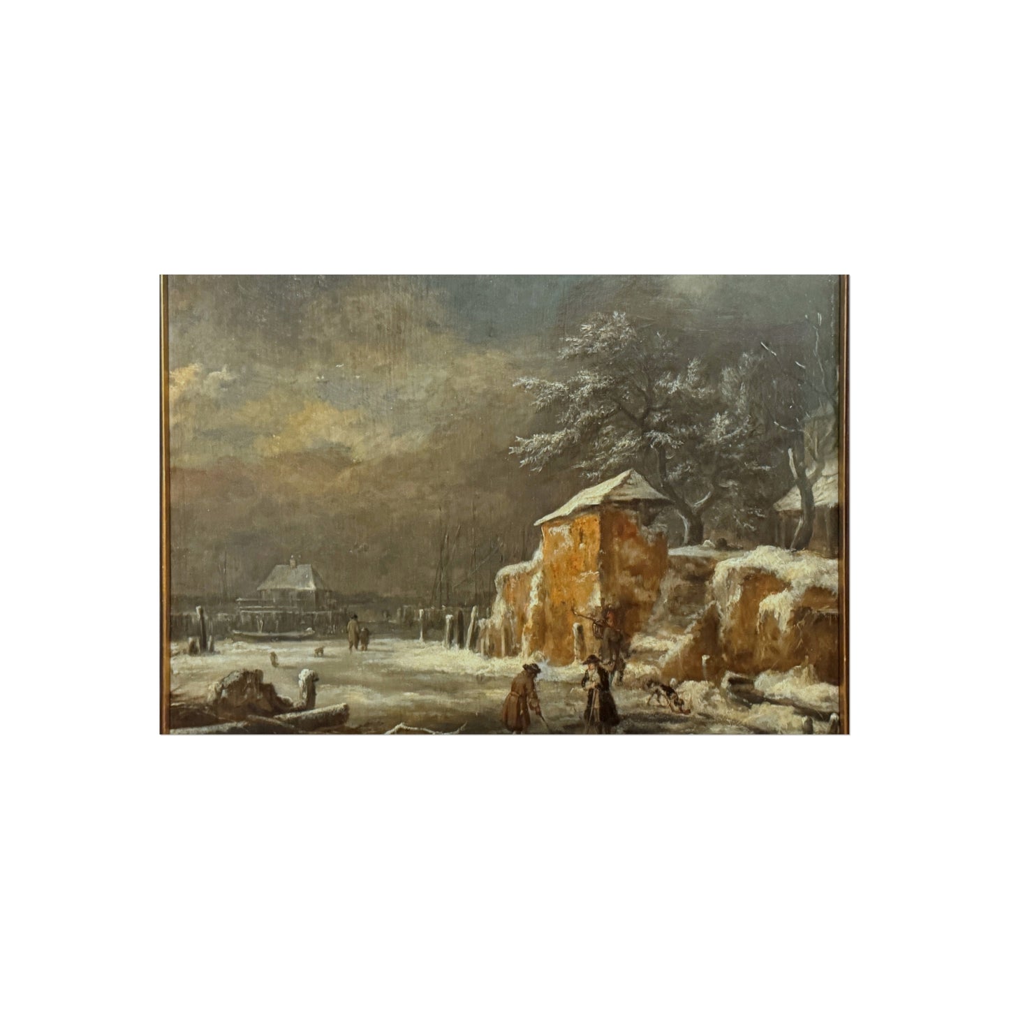 Hamburg, Kunsthalle, Jacob van Ruisdael, Winterlandschaft | Fine Art Poster