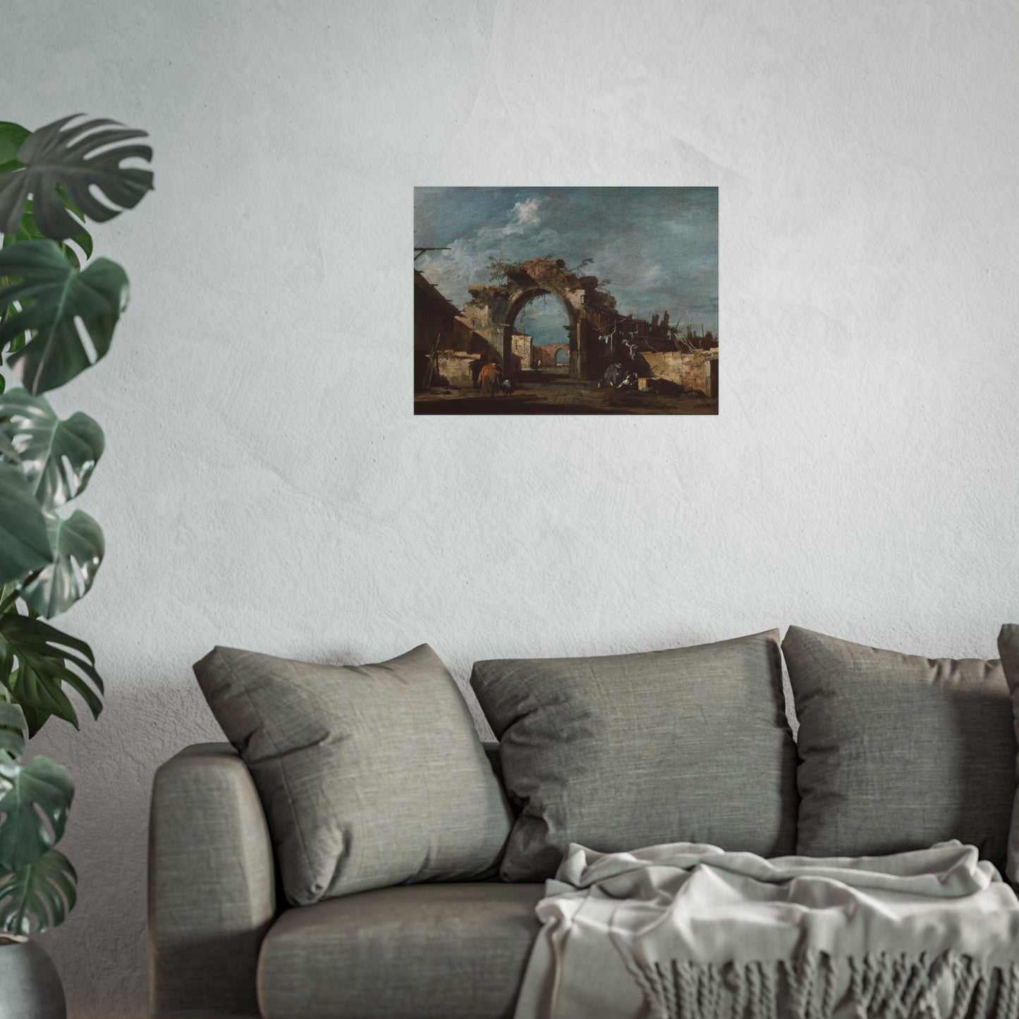 Francesco Guardi - Ruined Archway | Fine Art Poster
