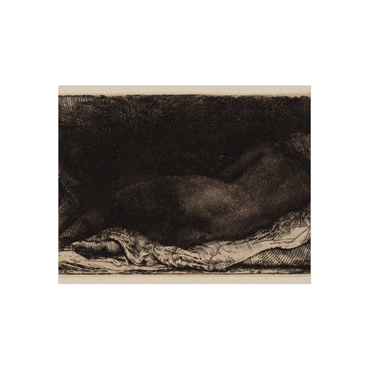 Reclining Female Nude — Rembrandt van Rijn Fine Art Poster