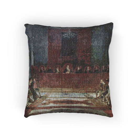The Junta of the Philippines — Francisco de Goya Woven Pillow