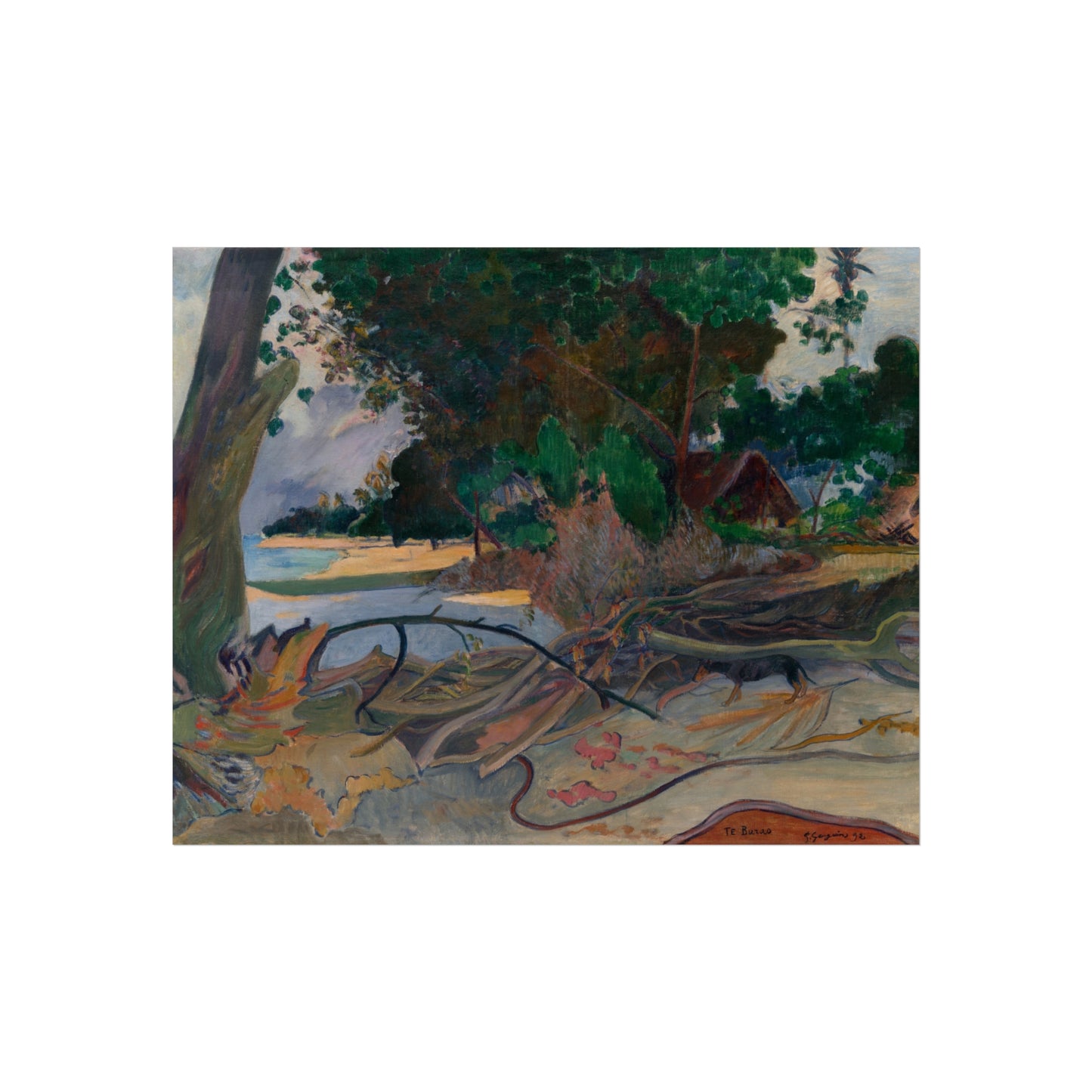 Paul Gauguin - Te burao (The Hibiscus Tree) | Fine Art Poster