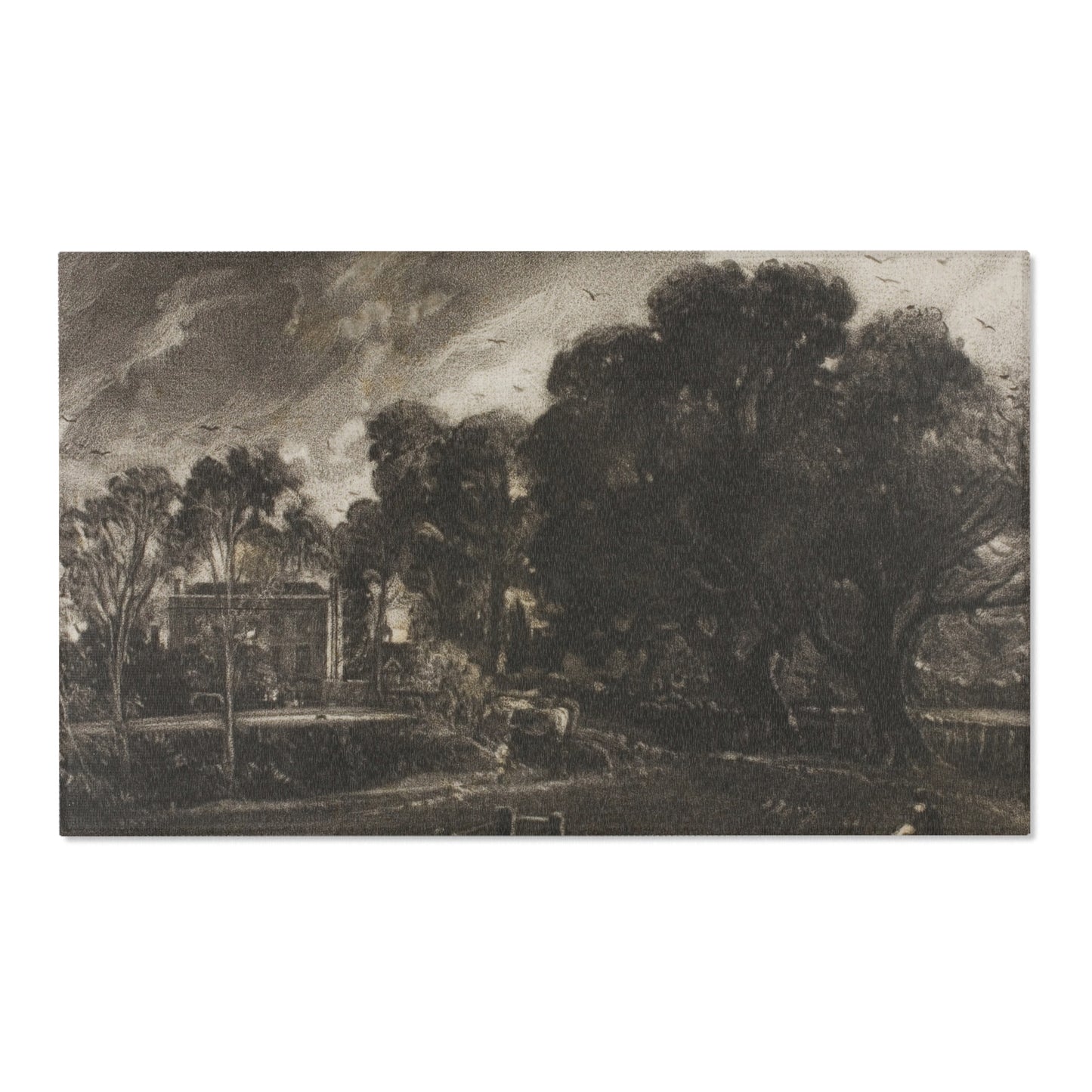 David Lucas - Frontispiece, to Mr. Constable's English Landscape, East Bergholt, Suffolk | Area Rug