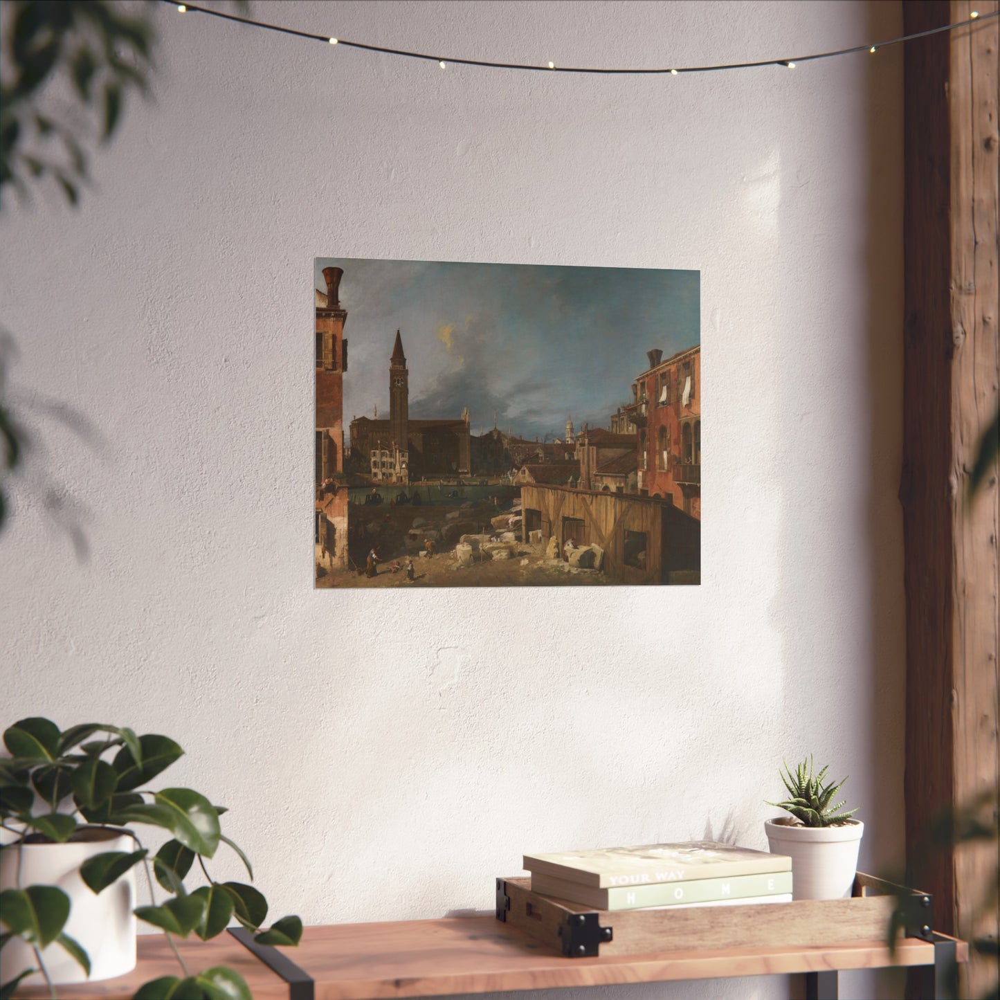 Canaletto - The Stonemason's Yard | Fine Art Poster