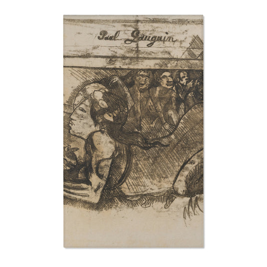 Woman with a Cat — Gauguin Area Rug