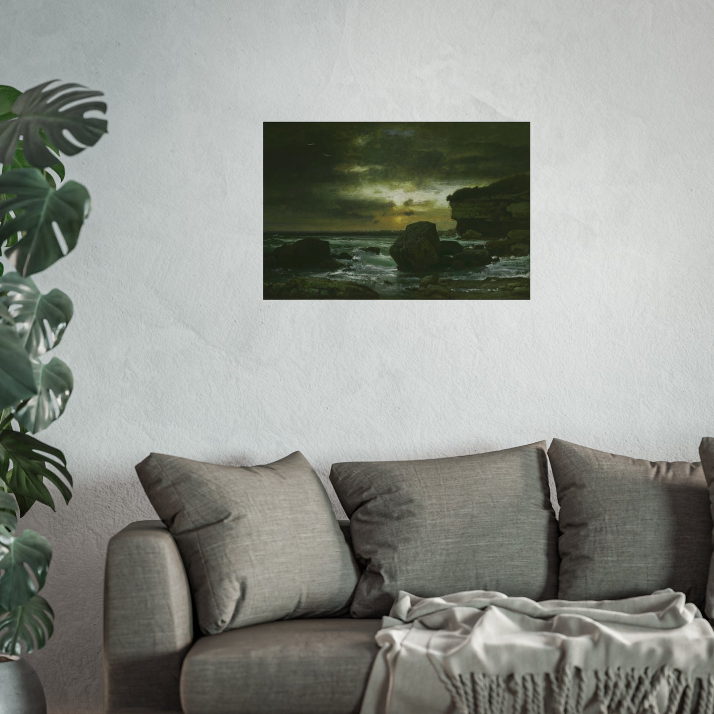 George Inness - A Marine | Fine Art Poster