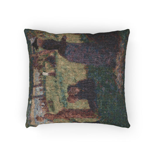 Oil Sketch for A Sunday on La Grande Jatte — Seurat Pillow
