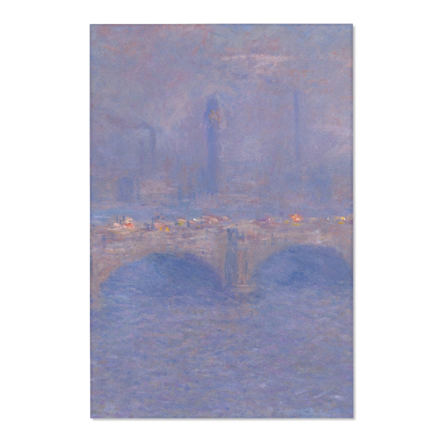 Claude Monet - Waterloo Bridge, Sunlight Effect | Area Rug