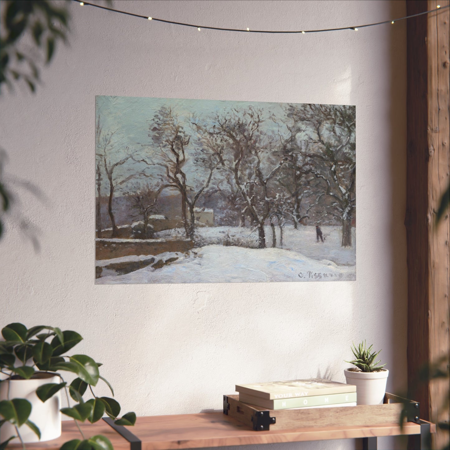Camille Pissarro - Snow at Louveciennes | Fine Art Poster