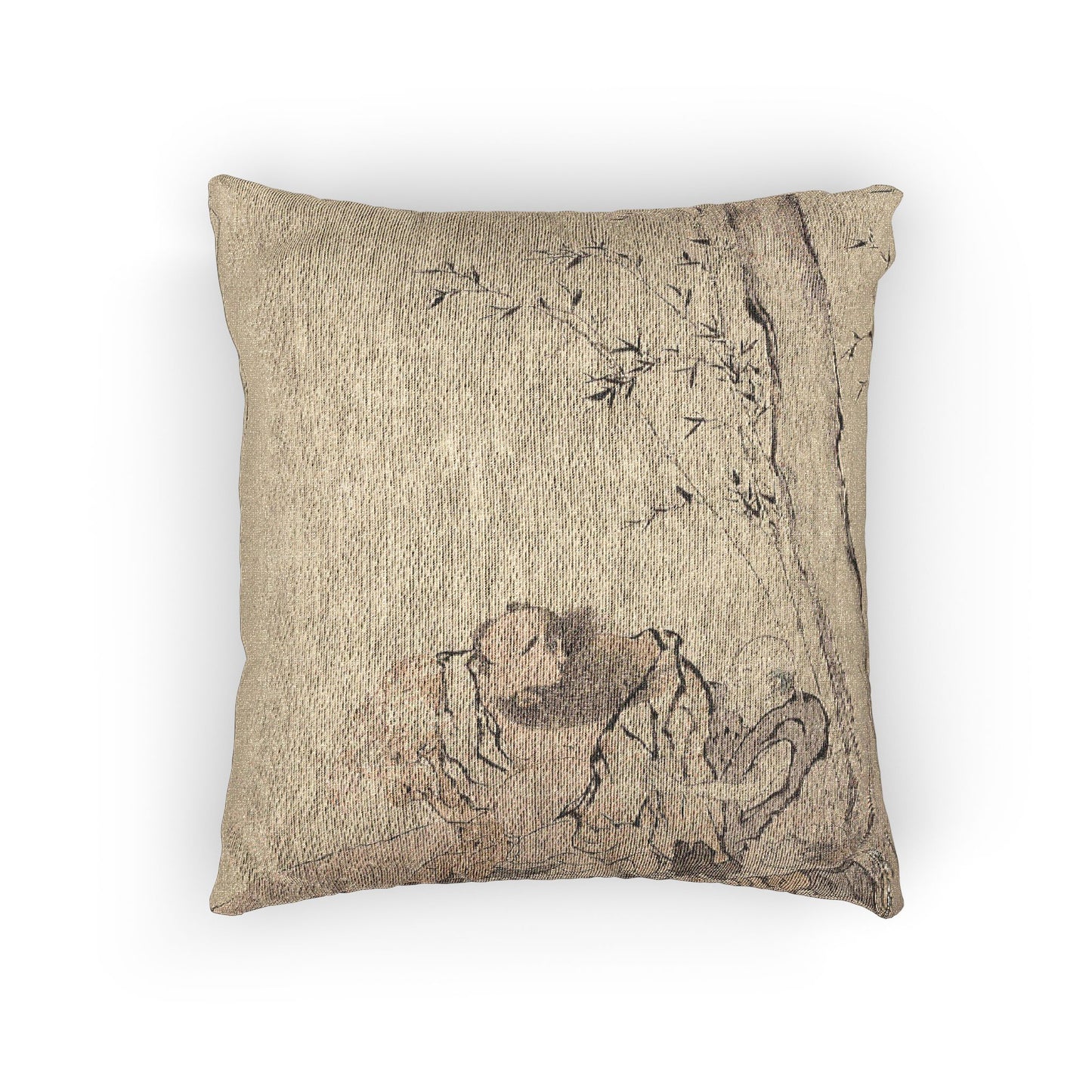 098_zhong-kui-supported-by-ghosts | Woven Pillow