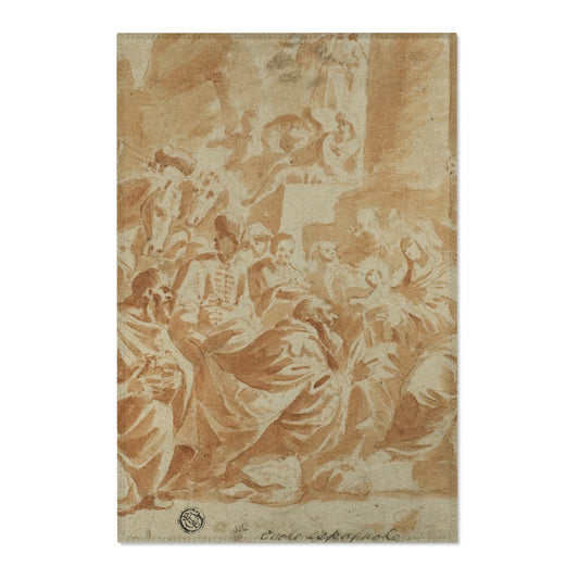 Adoration of the Magi (school of Rubens) Area Rug