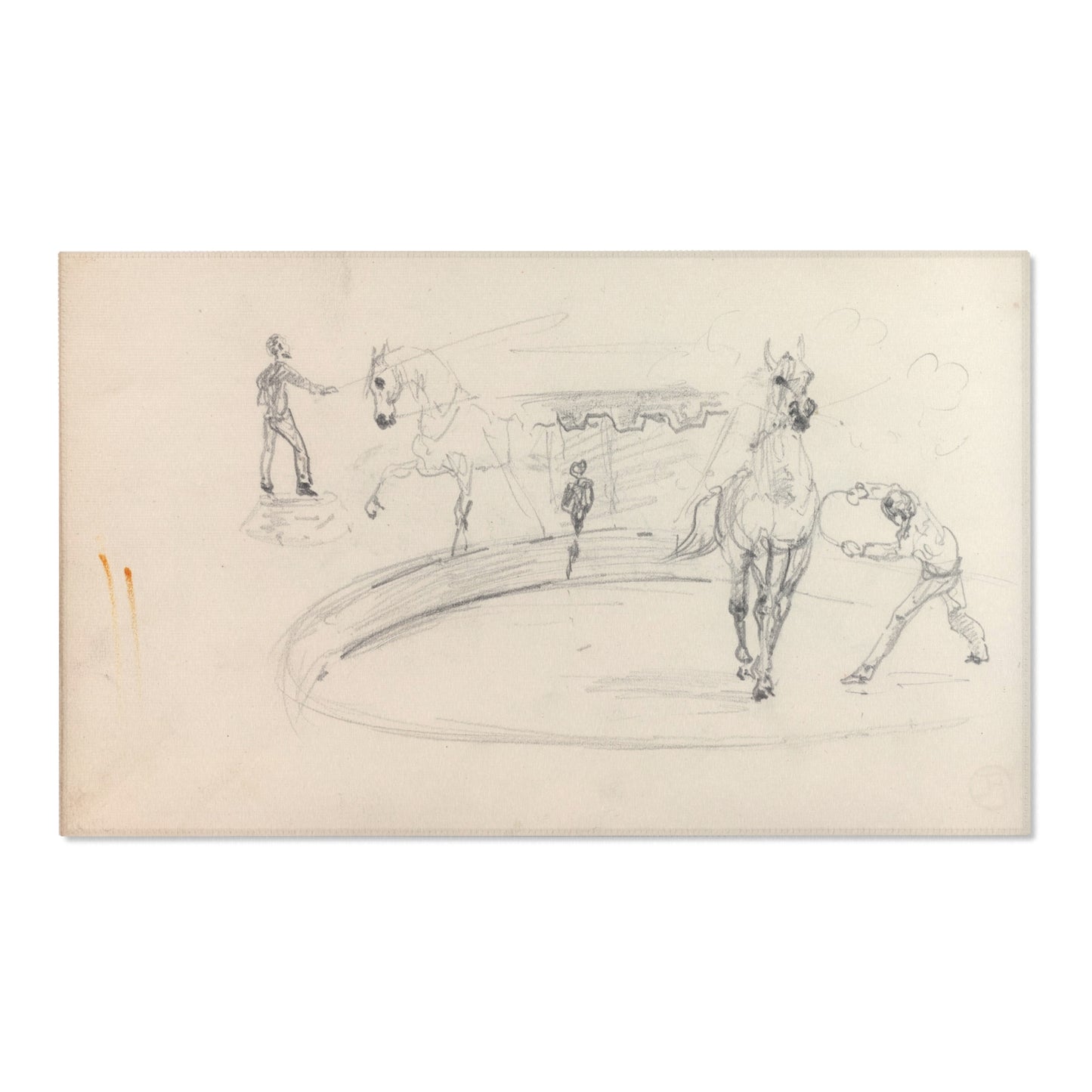 Henri de Toulouse-Lautrec - Sketchbook, 1880 | Area Rug