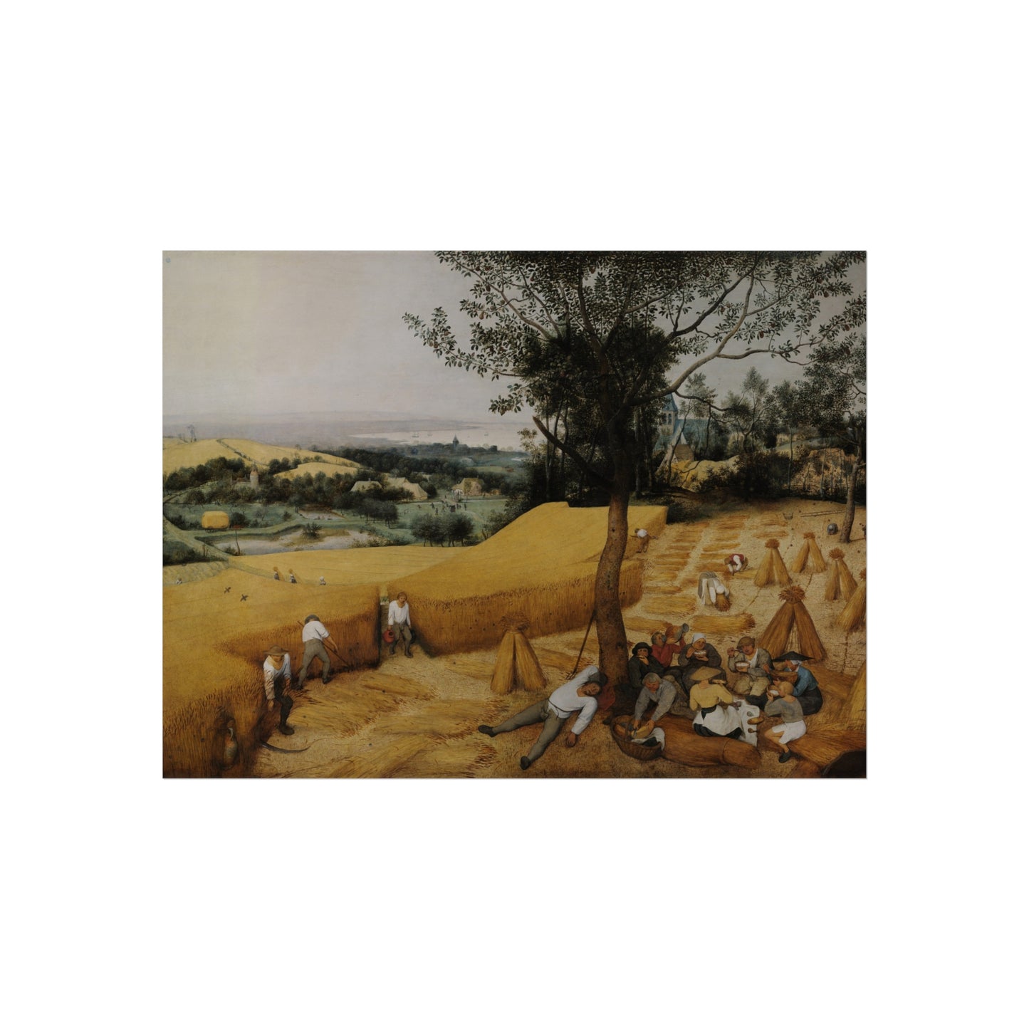 Pieter Bruegel the Elder- The Harvesters - Google Art Project | Fine Art Poster