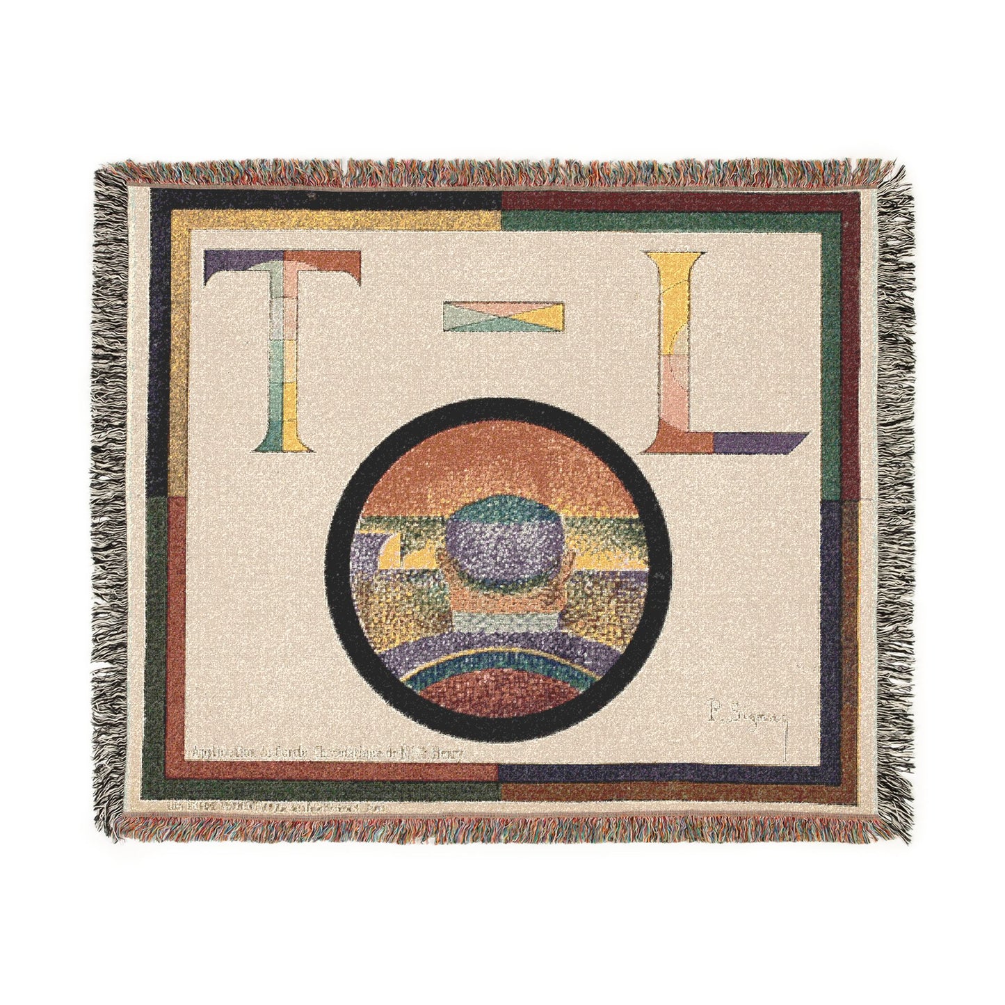 Paul Signac - Chromatic Circle | Woven Tapestry Blanket