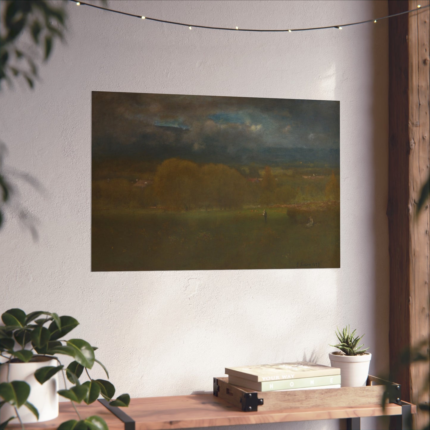 George Inness - Sunlit Valley | Fine Art Poster