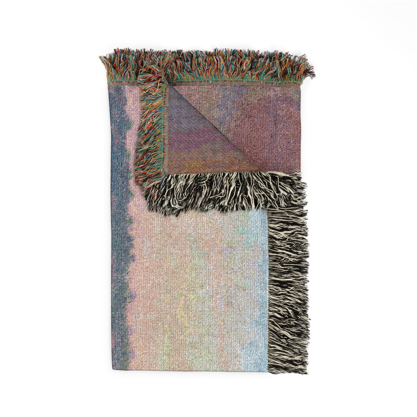 Claude Monet - Stacks of Wheat (End of Day, Autumn) | Woven Tapestry Blanket