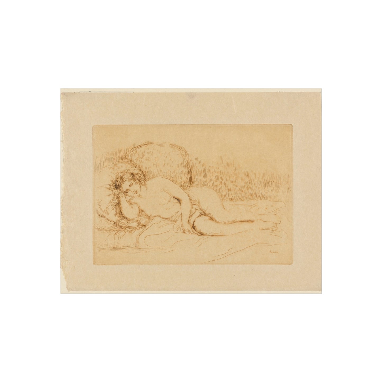 Pierre-Auguste Renoir - Reclining Nude | Fine Art Poster