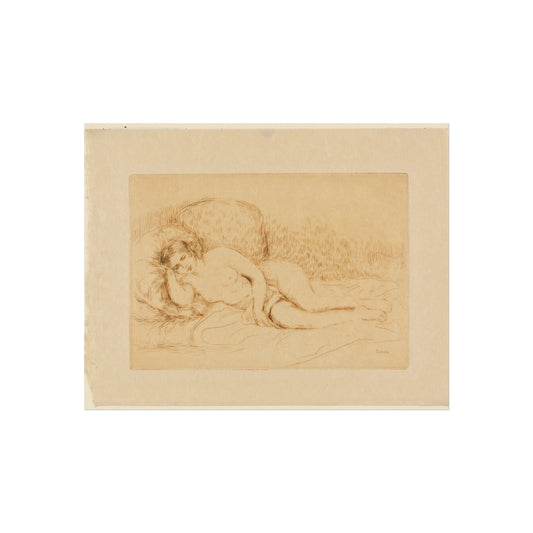 Reclining Nude — Pierre-Auguste Renoir Fine Art Poster