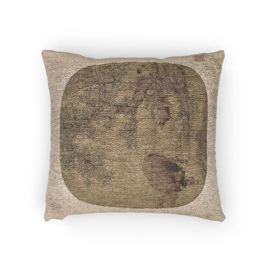 Man Buffalo and Calf Pillow