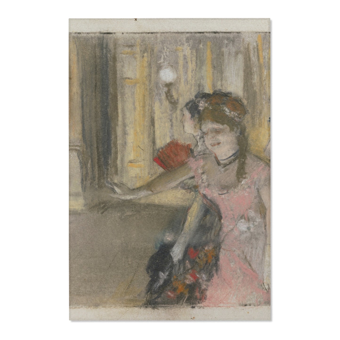 Hilaire Germain Edgar Degas - Singers on the Stage | Area Rug