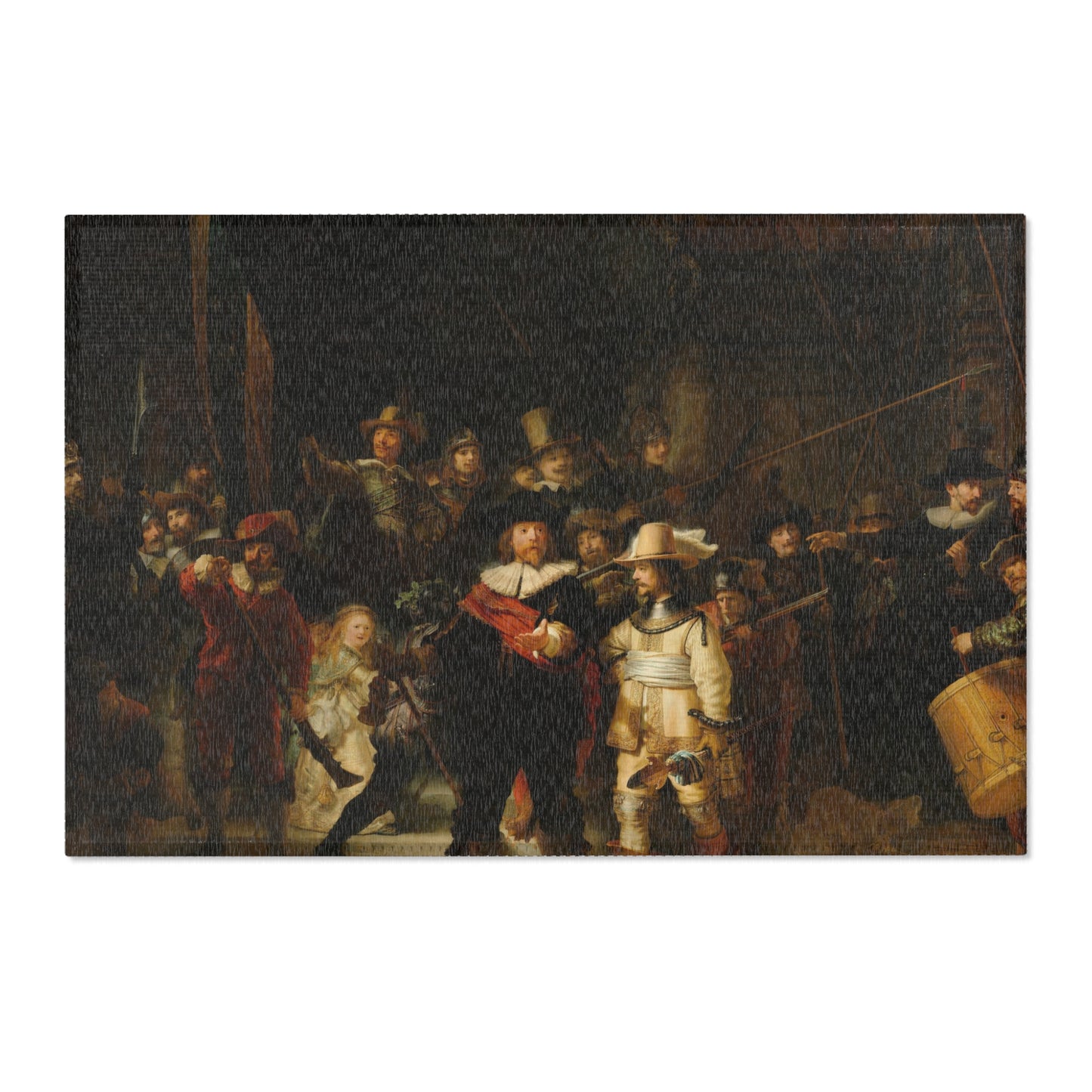 La ronda de noche, por Rembrandt van Rijn | Area Rug
