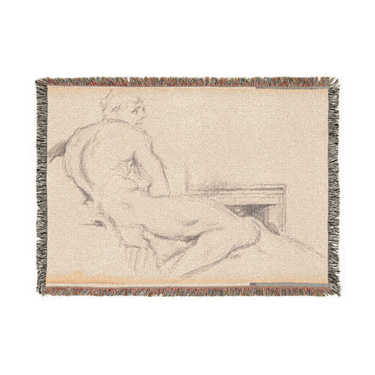 Hercules Resting — Cézanne Tapestry Blanket