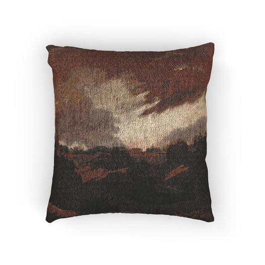 Hampstead, Stormy Sky (style of Constable) Pillow