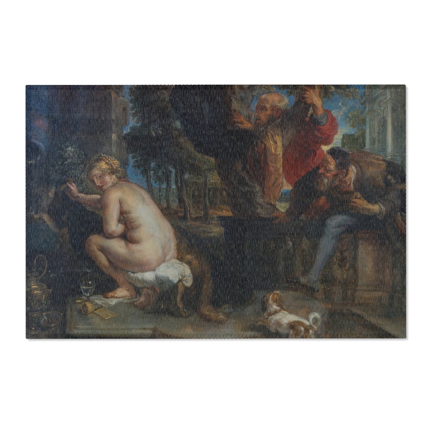 Susanna and the Elders - Peter Paul Rubens | Area Rug