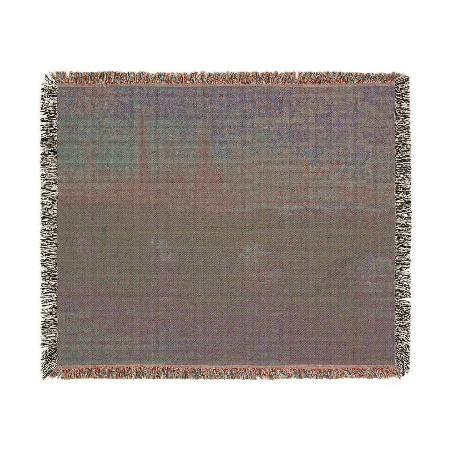 Claude Monet - Waterloo Bridge, Gray Weather | Woven Tapestry Blanket