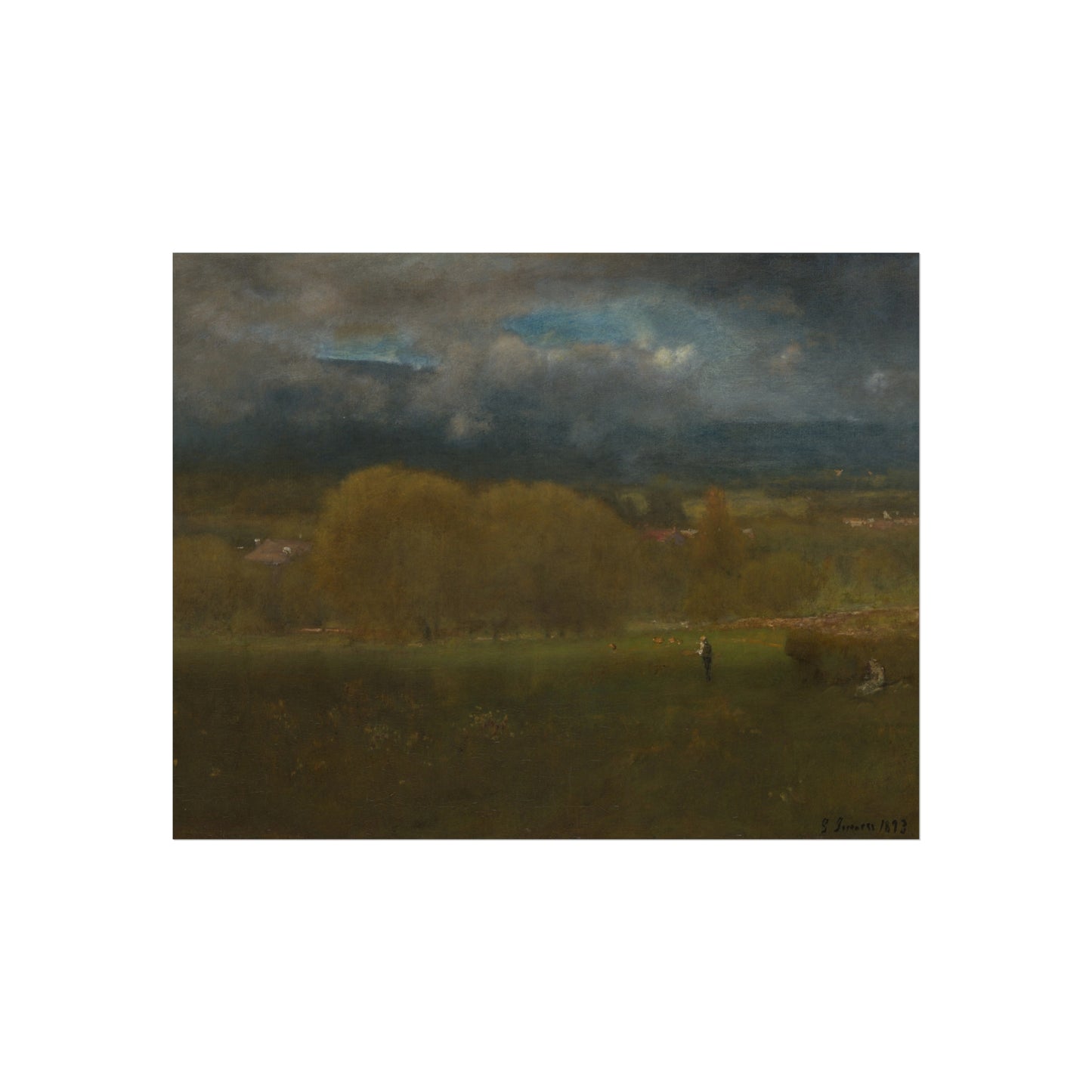 George Inness - Sunlit Valley | Fine Art Poster