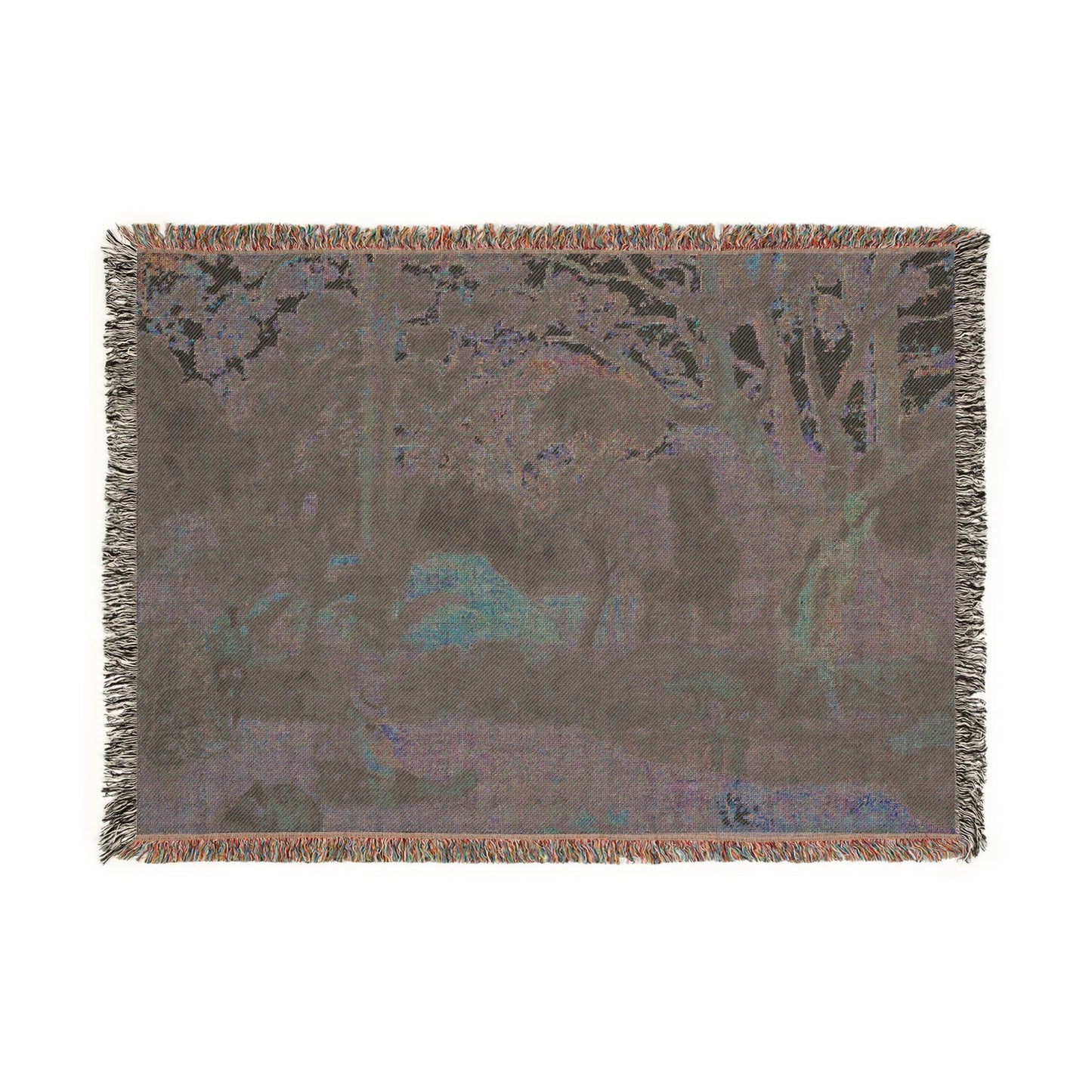 Paul Gauguin - Te raau rahi (The Big Tree) | Woven Tapestry Blanket