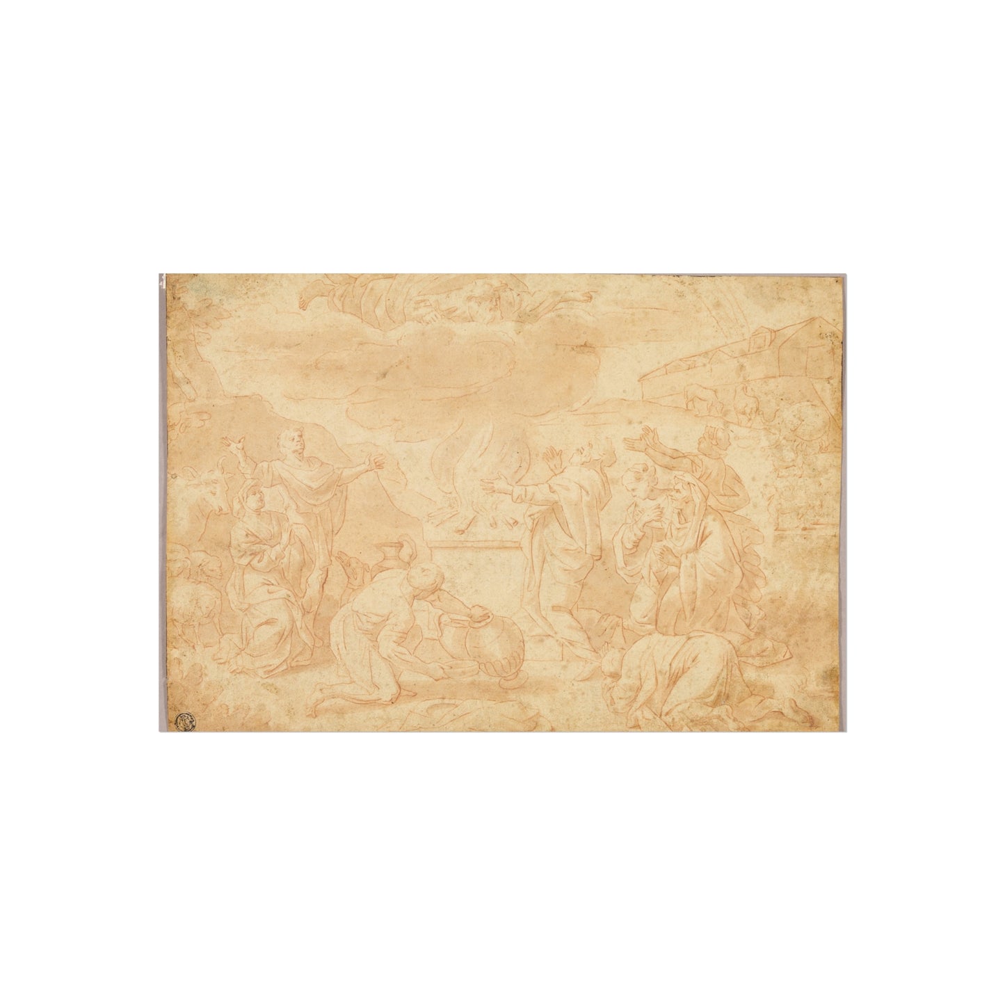 Nicolas Poussin - Noah's Sacrifice | Fine Art Poster
