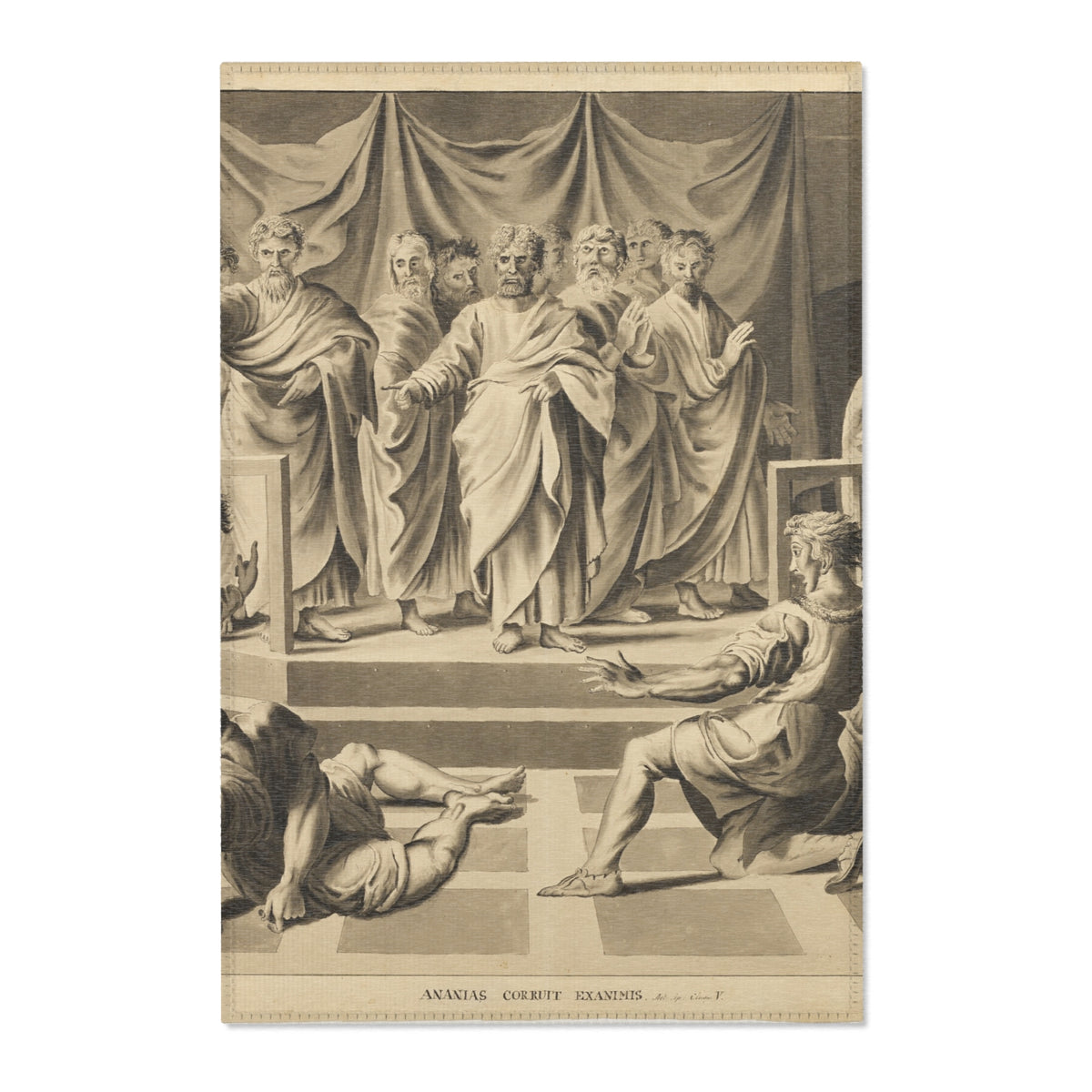Death of Ananias — Constable Area Rug