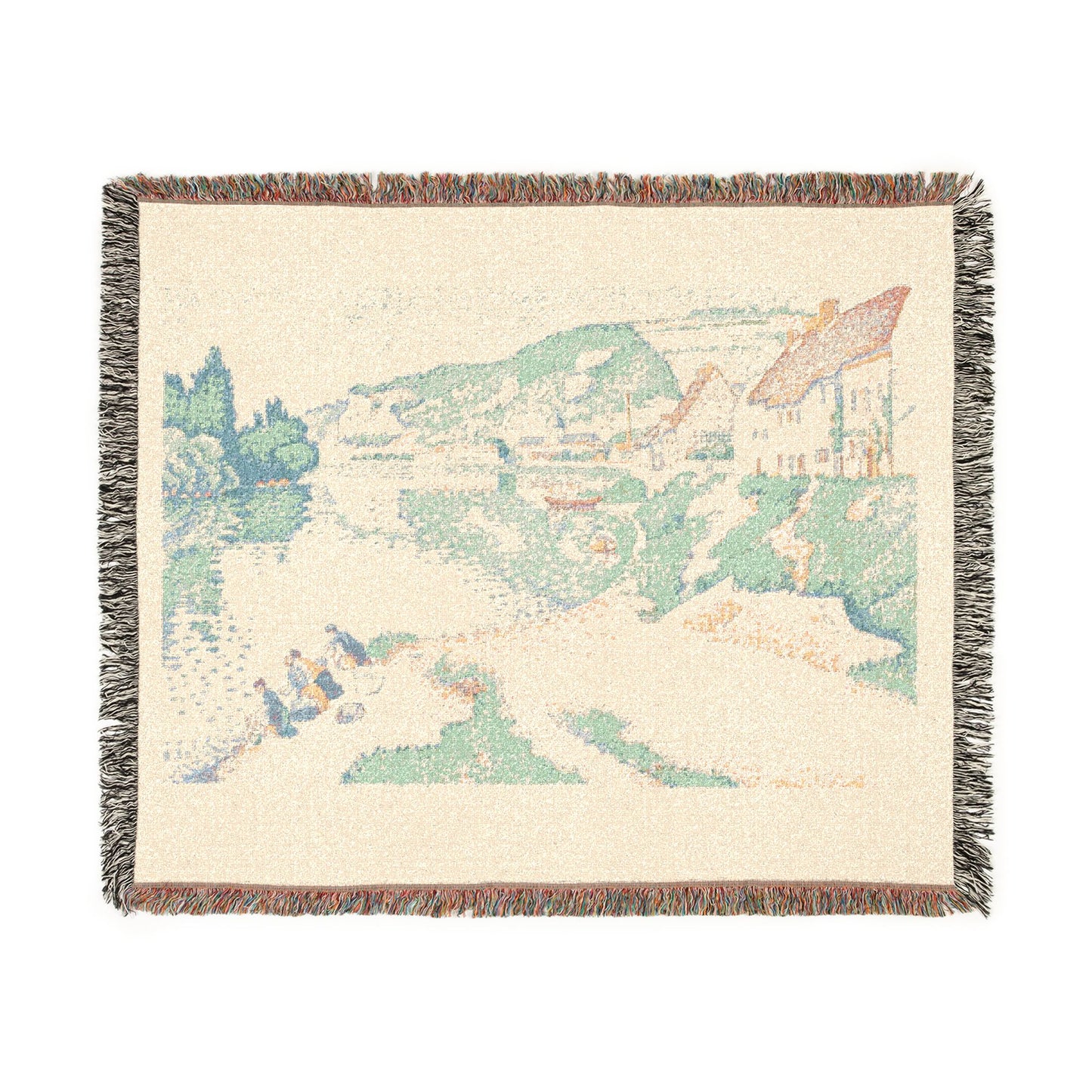 Paul Signac - The Andelys | Woven Tapestry Blanket