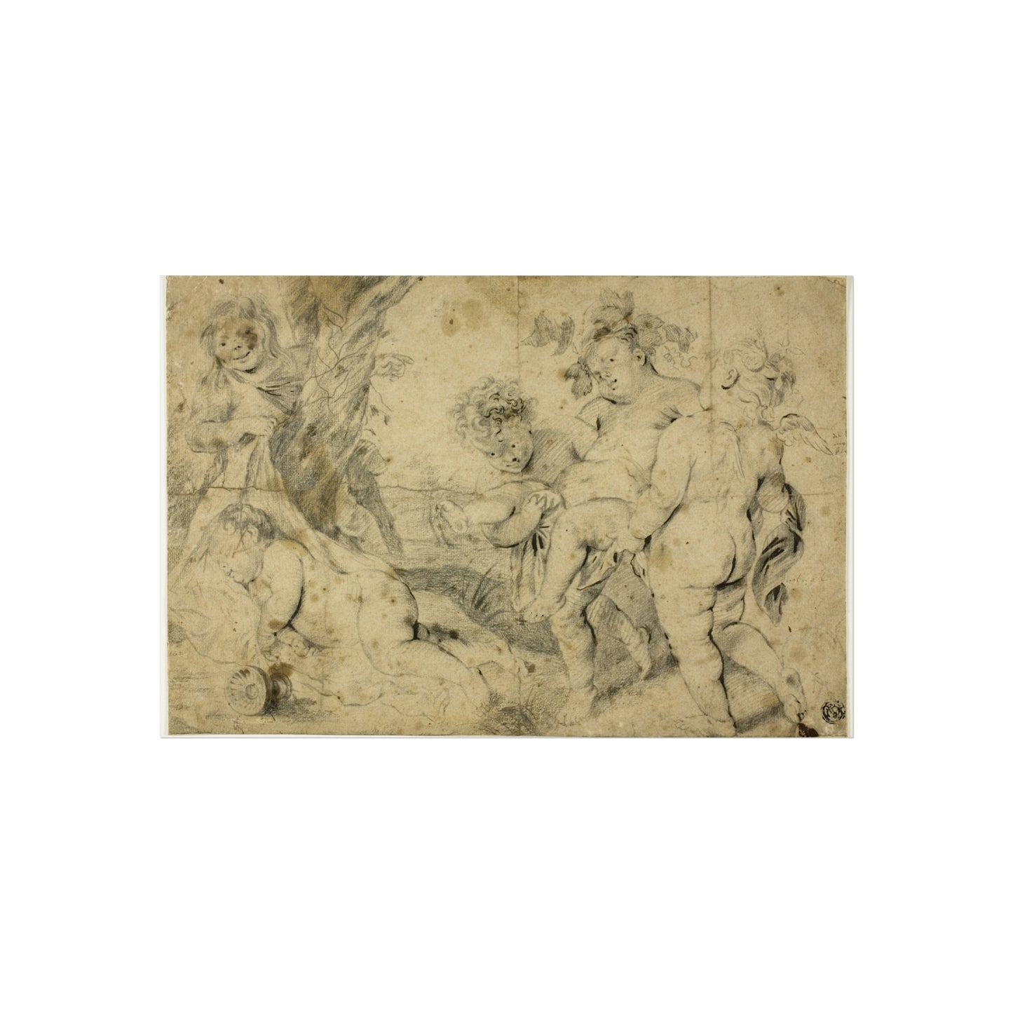 Anthony van Dyck - Young Bacchus and Companions | Fine Art Poster