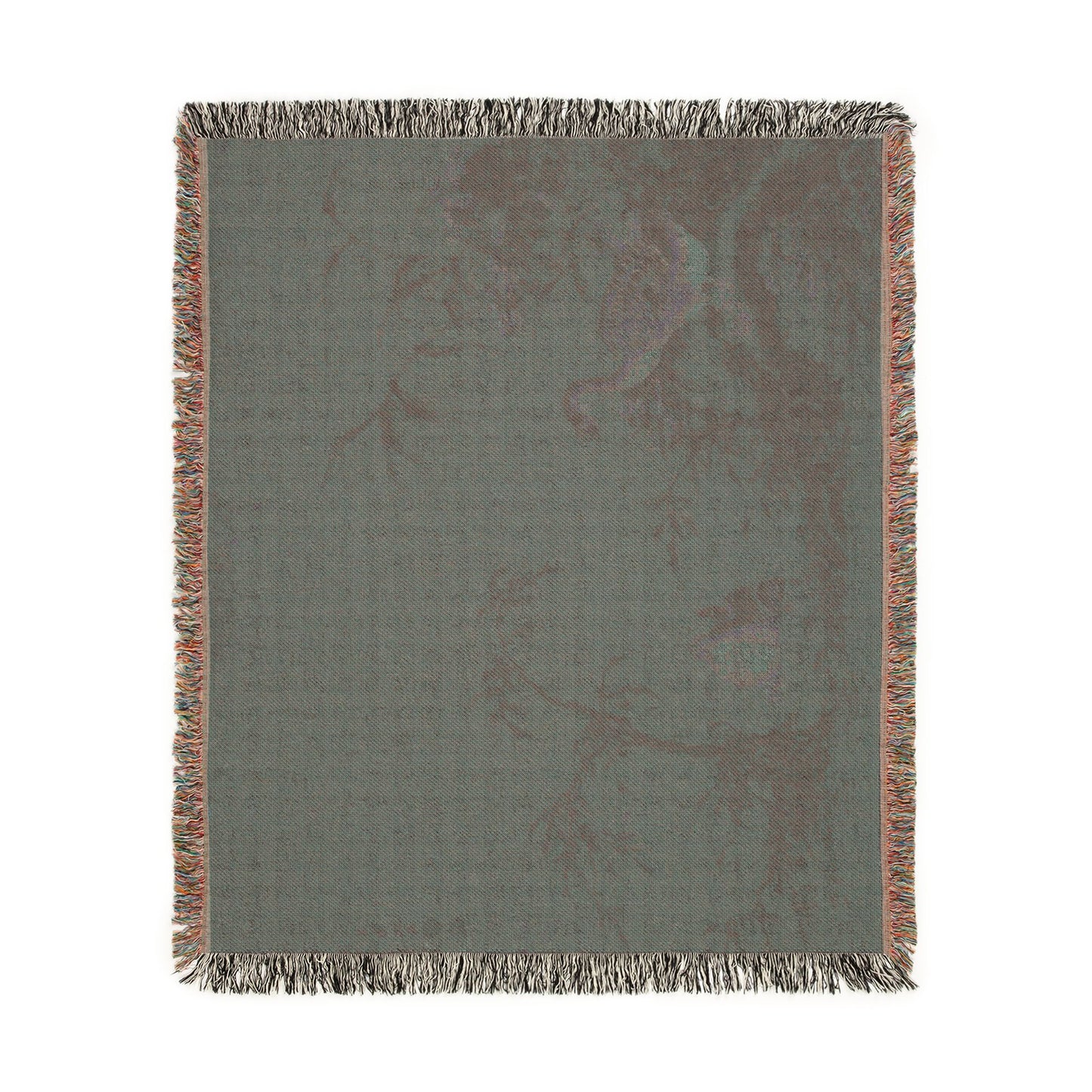 041_geese-on-a-riverbank | Woven Tapestry Blanket