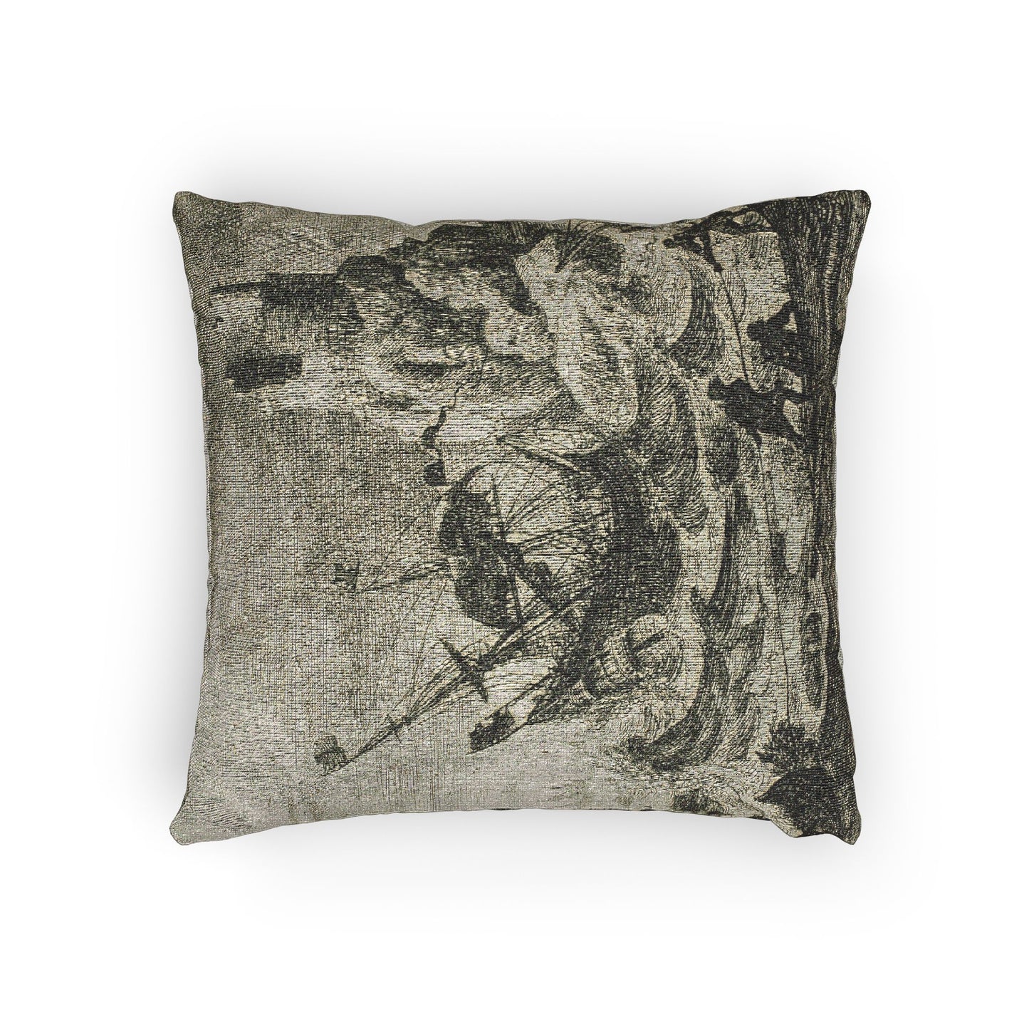Claude Lorrain - The Shipwreck | Woven Pillow