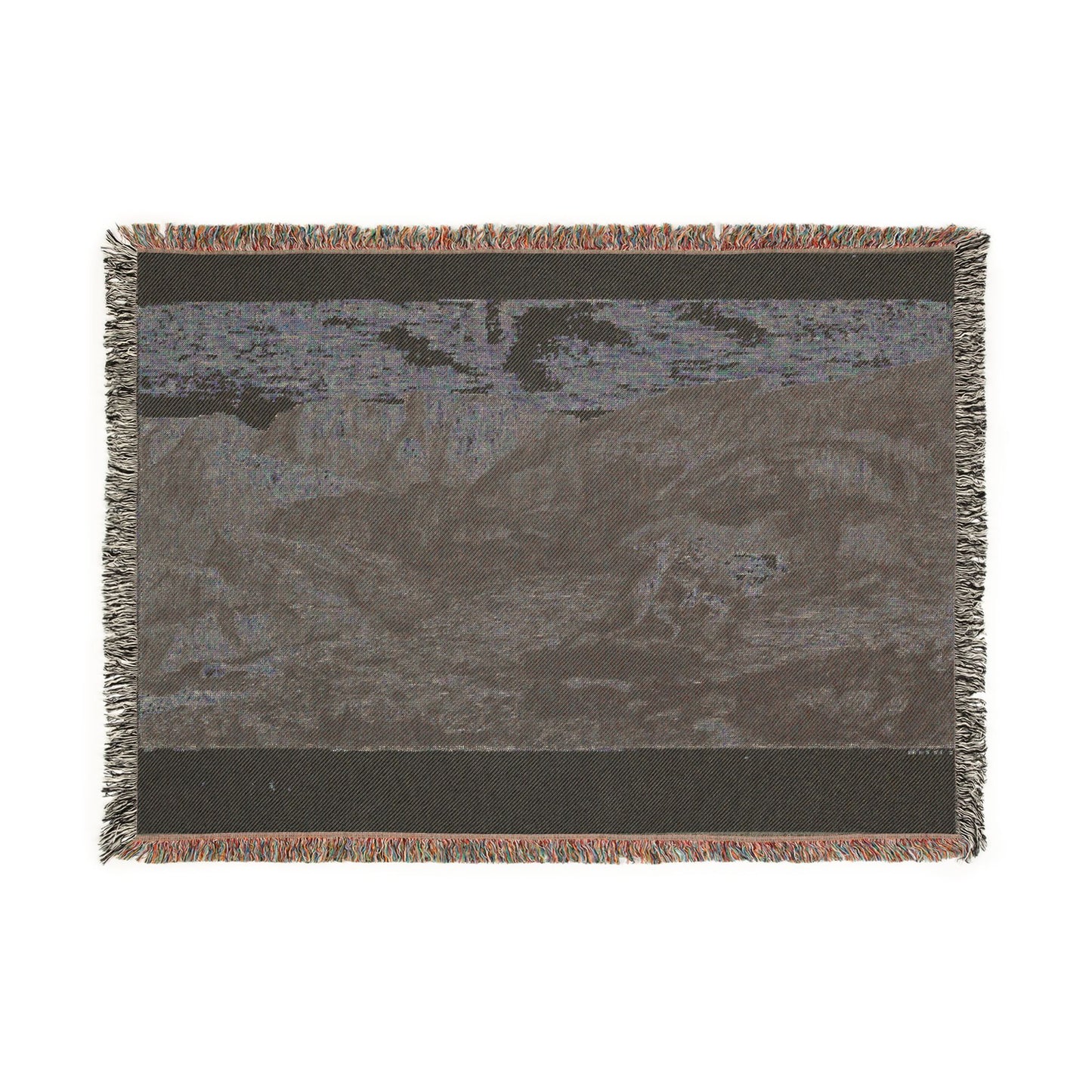 Odilon Redon - Fear | Woven Tapestry Blanket