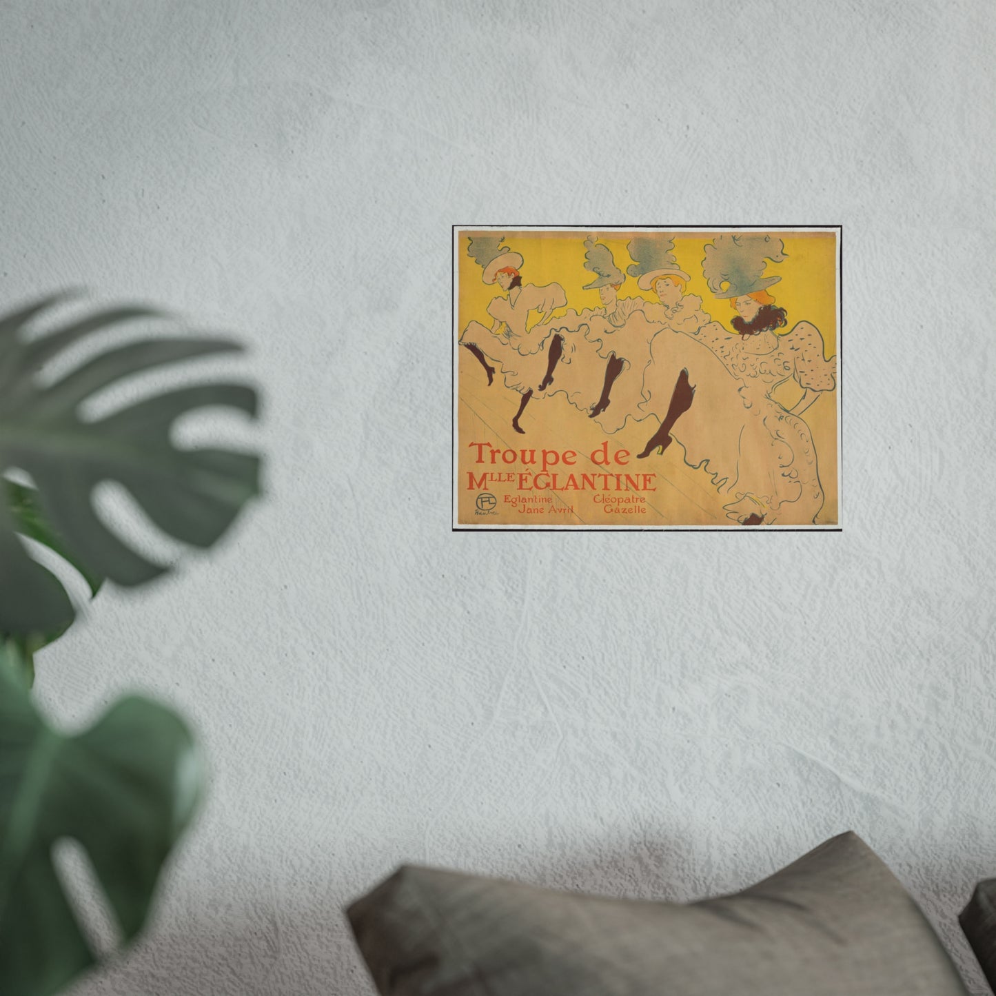 Henri de Toulouse-Lautrec - Mademoiselle Eglantine's Troupe | Fine Art Poster